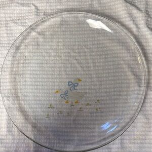 Vintage Anchor Hocking plate with geese